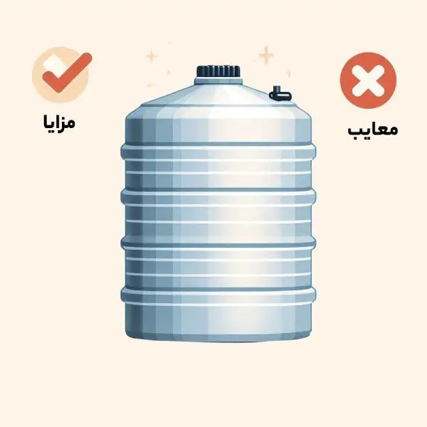 بررسی کامل مزایا و معایب مخازن آب پلی اتیلن