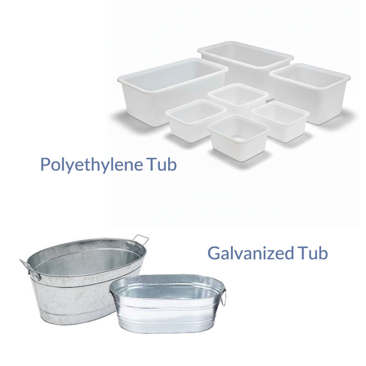 تفاوت وان پلی اتیلن و وان فلزی: کدام برای شما مناسب‌تر است؟